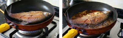 双椒煎边鱼的做法第2步图示